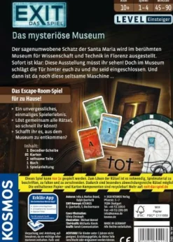 Kosmos Familien- Und Gesellschaftsspiele>EXIT® - Das mysteriöse Museum
