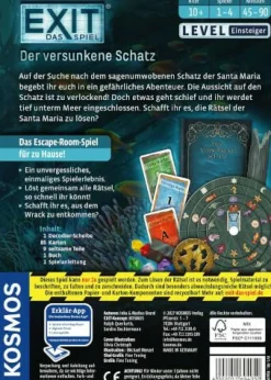 Kosmos Familien- Und Gesellschaftsspiele>EXIT® - Der versunkene Schatz