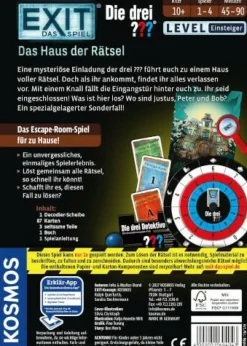 Kosmos Familien- Und Gesellschaftsspiele>EXIT® - Die drei ???: Das Haus der Rätsel