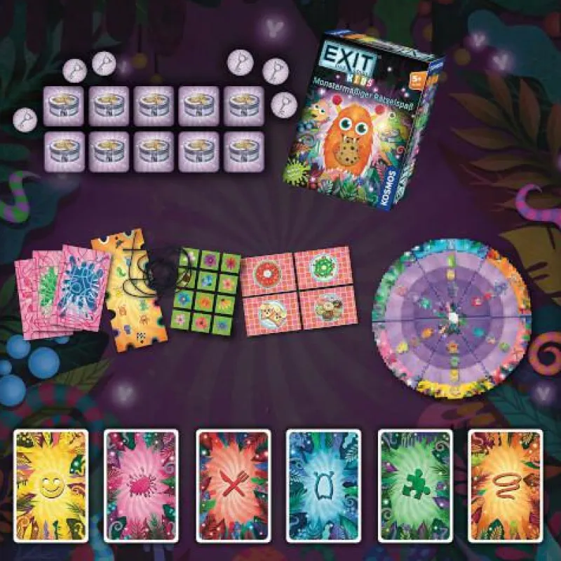 Kosmos Familien- Und Gesellschaftsspiele>EXIT® Kids - Monstermäßiger Rätselspaß