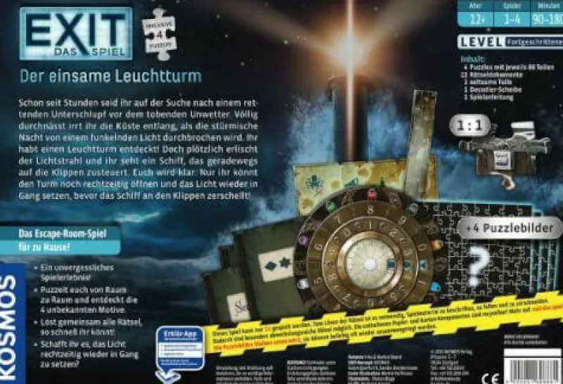 Kosmos Familien- Und Gesellschaftsspiele>EXIT® Puzzle - Der einsame Leuchtturm