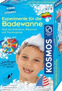 Kosmos Experimentieren>Experimente für die Badewanne - Spaß mit Seifenboo