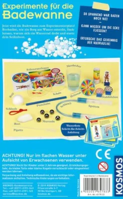 Kosmos Experimentieren>Experimente für die Badewanne - Spaß mit Seifenboo