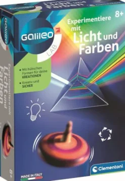 Clementoni Experimentieren>Experimentiere mit Licht und Farben