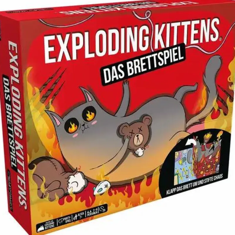 Asmodee Familien- Und Gesellschaftsspiele>Exploding Kittens Brettspiel