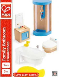 Hape Puppenhaus>Familienbad