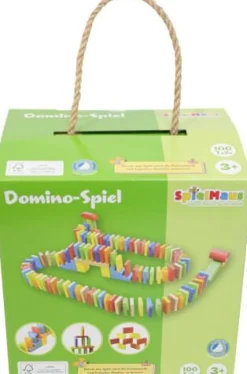 SpielMaus Familien- Und Gesellschaftsspiele>Farbenfrohes Domino-Spiel, 100 Teile