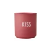 Design Letters ApS Henkelbecher>Favourite Cups Kiss rot 8,5x8cm, Love Collection B