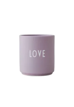 Design Letters ApS Henkelbecher>Favourite Cups Love rosa 8,5x8cm, Love Collection