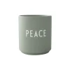 Design Letters ApS Henkelbecher>Favourite Cups PEACE green Becher