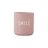 Design Letters ApS Henkelbecher>Favourite Cups Smile rosa 8,5x8cm, Moods Collectio