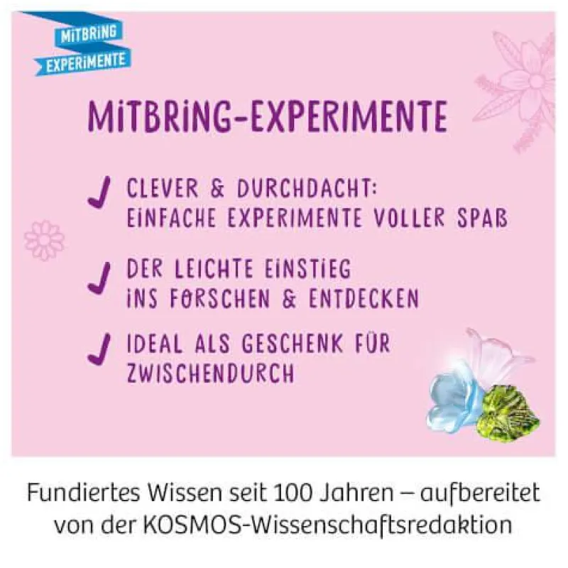 Kosmos Experimentieren>Feen-Schatz - Grabe zarte Blütenperlen und ein ech