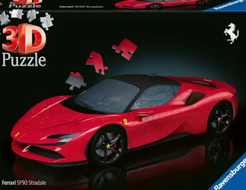 Ravensburger 3D Puzzle>Ferrari Sf 90 Stradale - 3D Puzzle 108 Teile