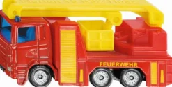 Siku Fahrzeuge Und Fluggeräte>Feuerwehr Hubrettungsbuehne 1080
