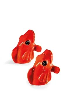 Donkey Figuren>Fishes for Dishes Salz- +Pfefferstreuer rot