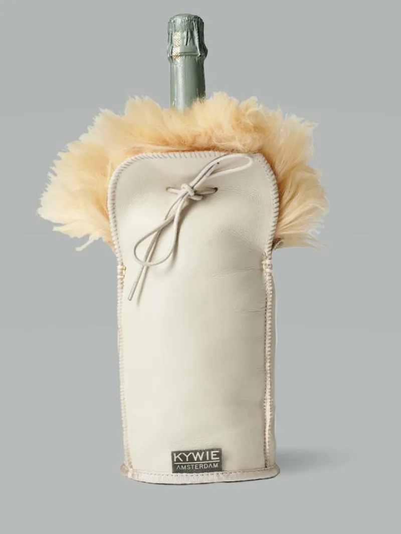 Kywie B.V. Barzubehör>Flaschenkühler Magnum Beige Silk/Fluffy