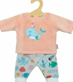 Heless GmbH Puppenzubehör>Flauschiger Pyjama "Wal Bobby" Gr. 28-35cm