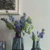 Holmegaard Vasen>Flora Vase kurzer Hals 24cm blau