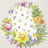 IHR Servietten Und Serviettenringe|Servietten>FLOWER EGG linen Lunch-Servietten L 985866