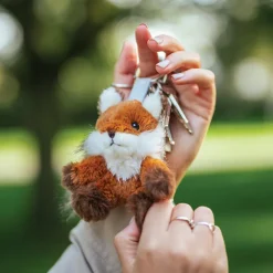 Wrendale Desings Ltd Schlüssselkasten Und Schlüsselanhänger>Fox Plush Keyring Fuchs