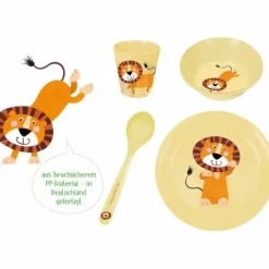 COPPENRATH SPG Kinder>Freche Rasselbande - Geschirr Geschenkset Löwe