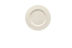 Rosenthal Weiß>Frühstücksteller, 23cm Fahne, Brillance/ Weiß