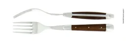 Laguiole Edelstahl Und Kunststoff>Gabel Eschenholz glänzend