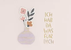 Räder Karten>Geburtstag Blümchenkarte Ich Hab Da Was Für Dich