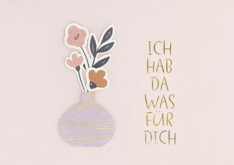 Räder Karten>Geburtstag Blümchenkarte Ich Hab Da Was Für Dich