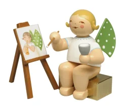 Wendt&Kühn Figuren>Geburtstagsengel mit Staffelei, 2023