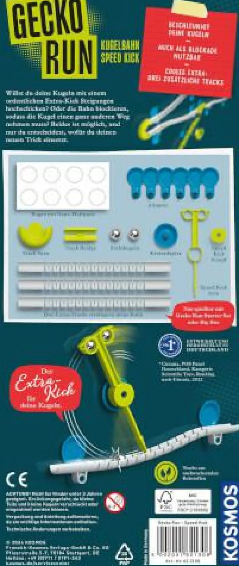 Kosmos Klemm- Und Magnetbaukästen>Gecko Run Erweiterung: Speed Kick