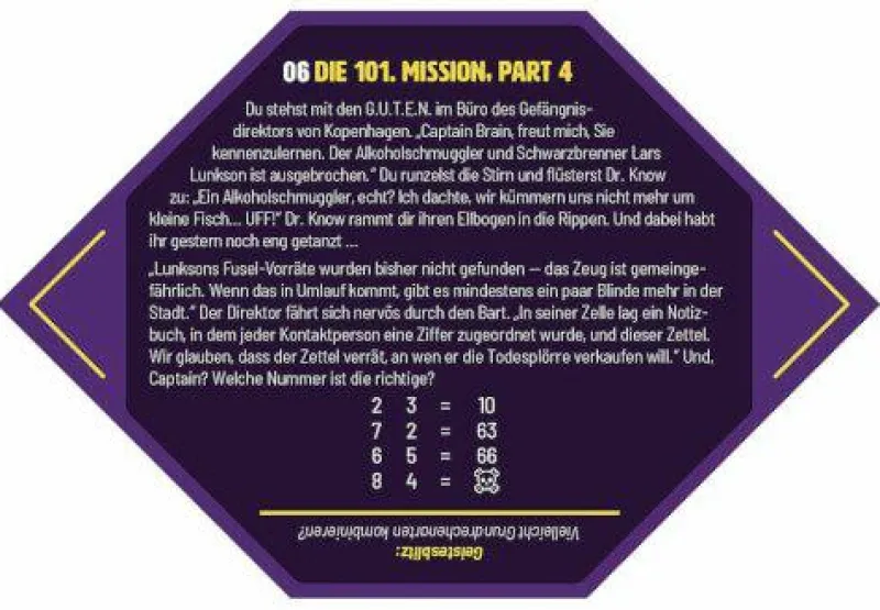 Moses Familien- Und Gesellschaftsspiele>Gefährliche Rätsel Captain