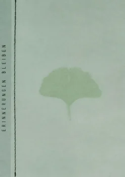 Räder Karten>Genähte Tranparentpapierkarte Ginko