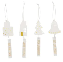 Räder Dekoration>Geschenkeanhänger Frohe Weih- Nachten 4er Set