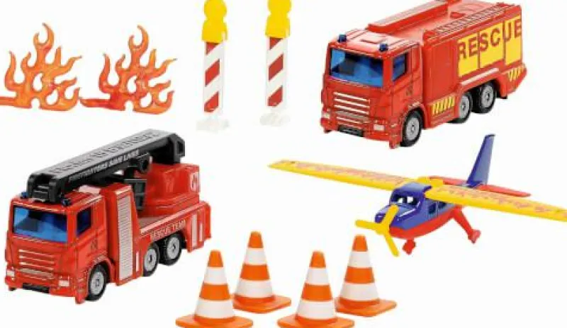 Siku Fahrzeuge Und Fluggeräte>Geschenkset Feuerwehr 6330