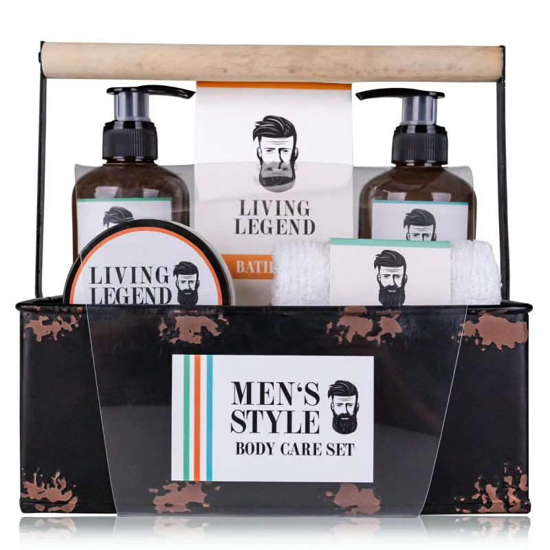 Accentra Raumdüfte Und Seife>Geschenkset MEN´s STYLE ind Metallkorb mit Tragegr