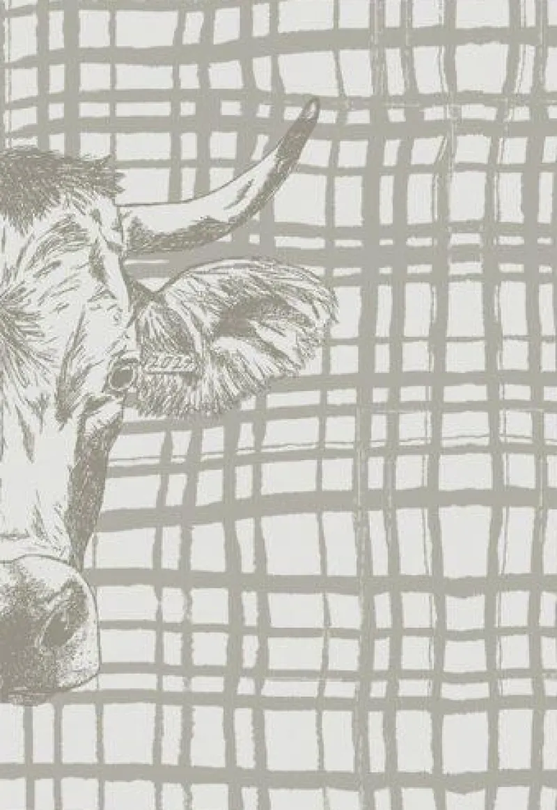 Meyer-Mayor Küchentextilien>Geschirrtuch "Kuh modern" taupe 50x75cm 100% Baumw