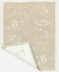 Eugen Übelhör Küchentextilien>Geschirrtuch "Schnurrsula" natur Halbleinen 45x73c