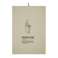 FEINSIEBEN Küchentextilien>Geschirrtuch "Wasser Ohne" Biobaumwolle 50x70cm