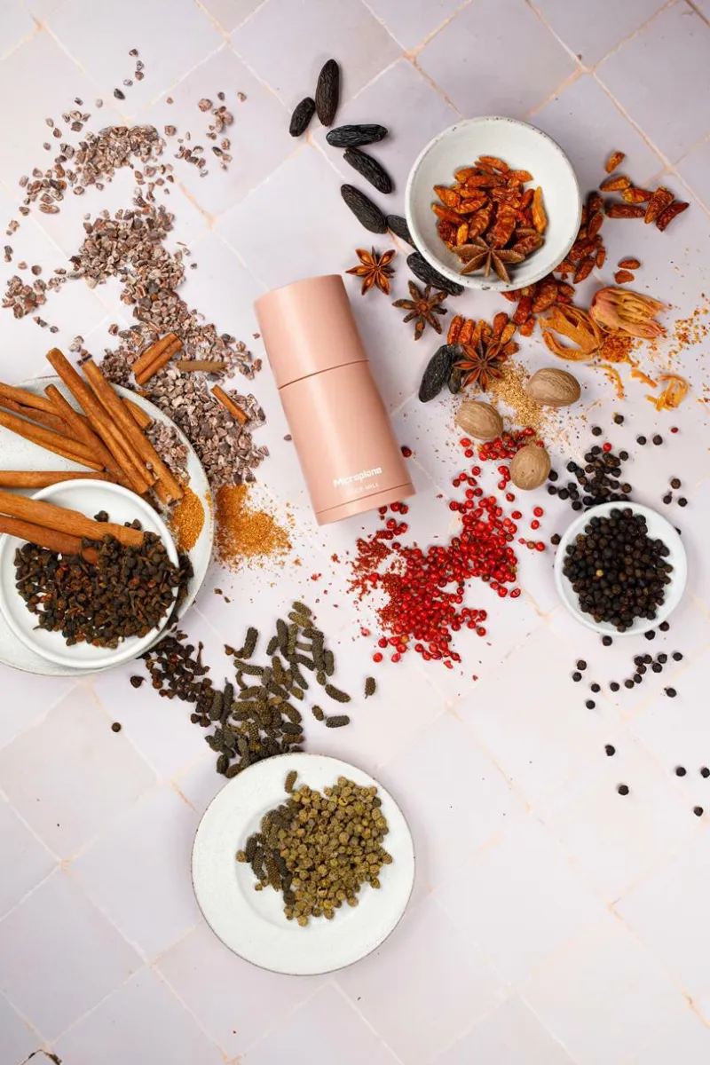 Microplane Gewürzmühlen, Spender Und Mörser>Gewürzmühle Altrosa - Color Edition