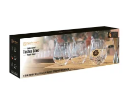 Nachtmann Barzubehör|Bargläser>GIN&TONIC SET/4 4 GLASTRINKHALME