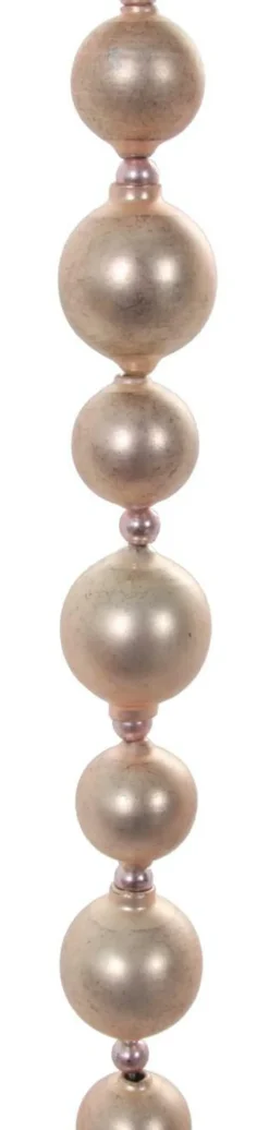 Shishi AS Dekoration>Glaskugel Girlande Puderpink 1.8m