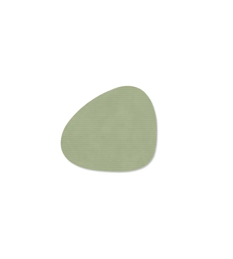 LindDNA Tischdecken, Untersetzer Und Co>Glass Mat Curve Corduroy Olive Green
