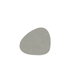 LindDNA Tischdecken, Untersetzer Und Co>Glass Mat Curve Corduroy Light Grey