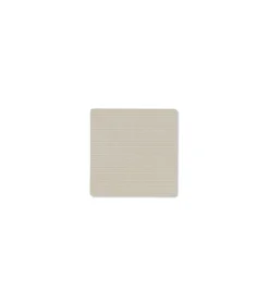 LindDNA Tischdecken, Untersetzer Und Co>Glass Mat Square Corduroy Oyster White
