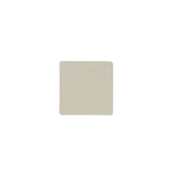 LindDNA Tischdecken, Untersetzer Und Co>Glasuntersatz square 10x10cm oyster white/Nupo,