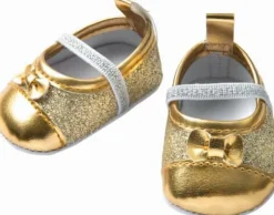 Heless GmbH Puppenzubehör>Glitzerballerinas 38-45cm gold