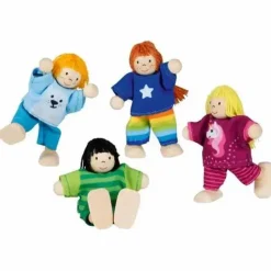 Gollnest & Kiesel Puppenhaus>GoKi Biegepuppen Kinder-Clique