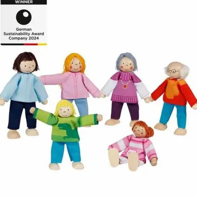 Gollnest & Kiesel Puppenhaus>GoKi Biegepuppen Moderne Familie