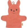 Sterntaler Badtextilien>GOTS Spiel- und Waschhandschuh koralle
